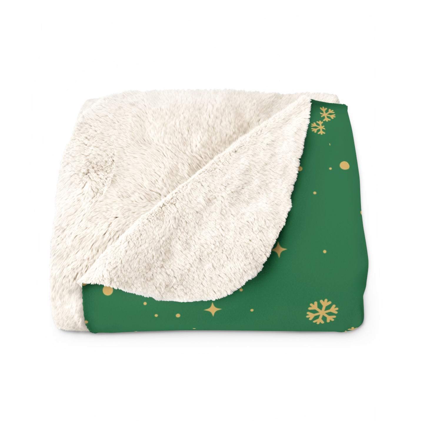 Merry Christmas Dad Blanket Green - Cozy Sherpa Fleece Throw