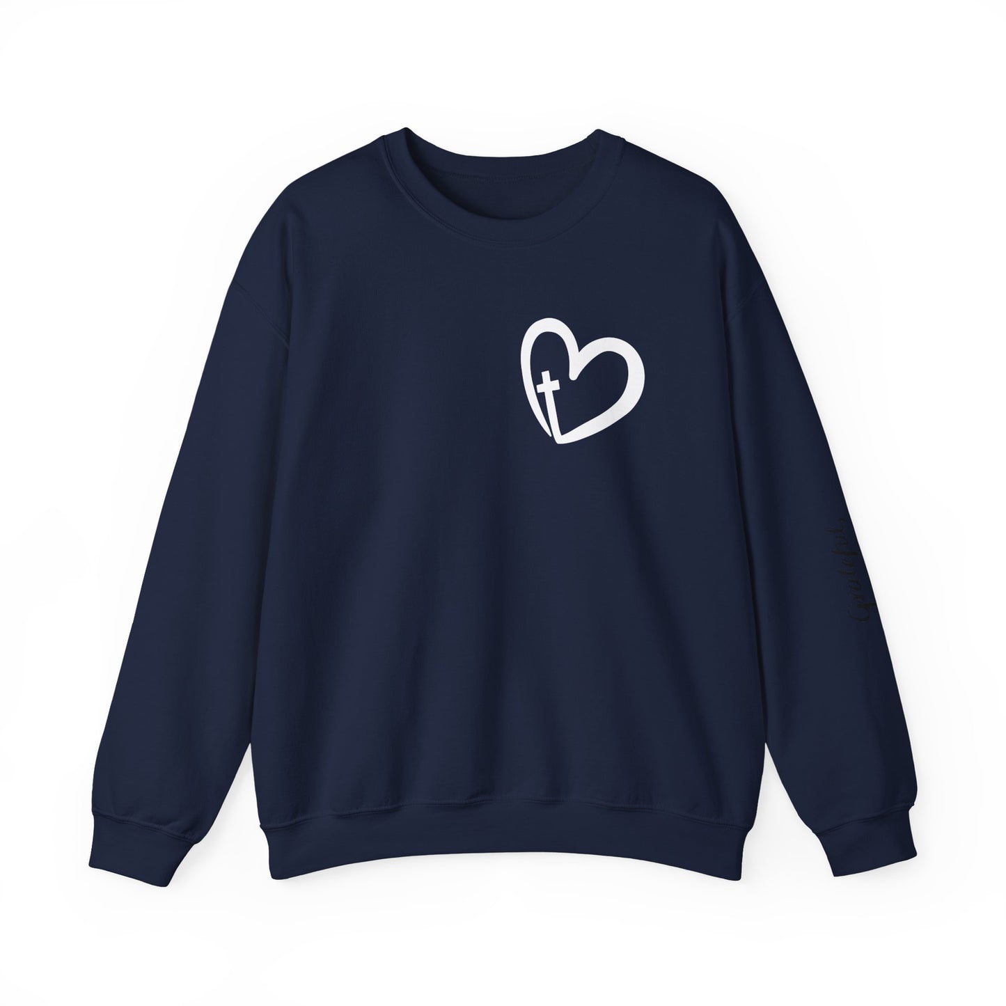 Faith Heart Unisex Heavy Blend™ Crewneck Sweatshirt
