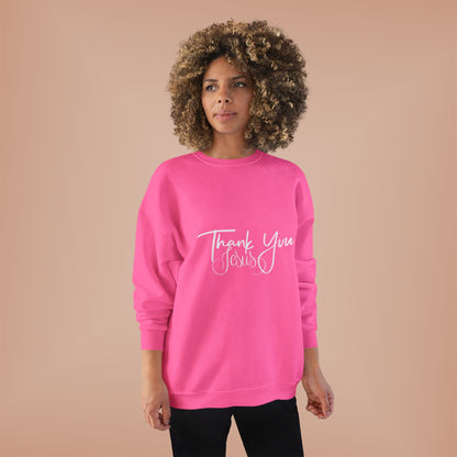 Thank You Eco-Friendly Crewneck Sweatshirt