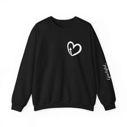 Faith Heart Unisex Heavy Blend™ Crewneck Sweatshirt