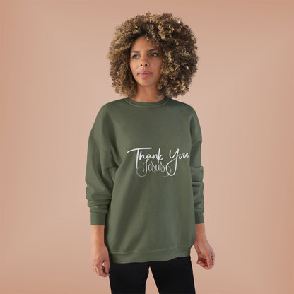 Thank You Eco-Friendly Crewneck Sweatshirt