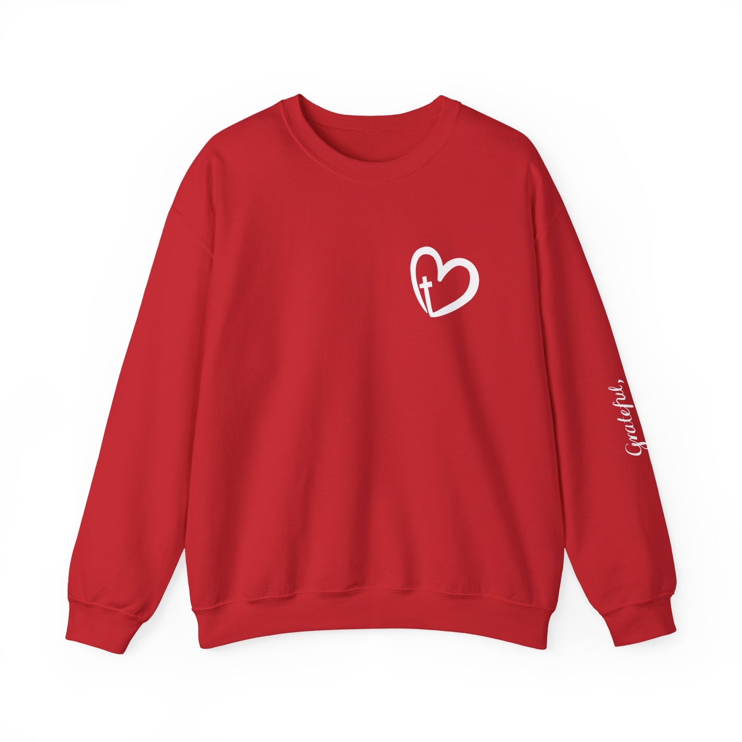 Faith Heart Unisex Heavy Blend™ Crewneck Sweatshirt