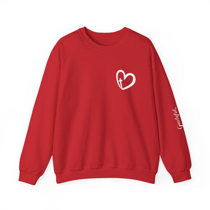 Faith Heart Unisex Heavy Blend™ Crewneck Sweatshirt