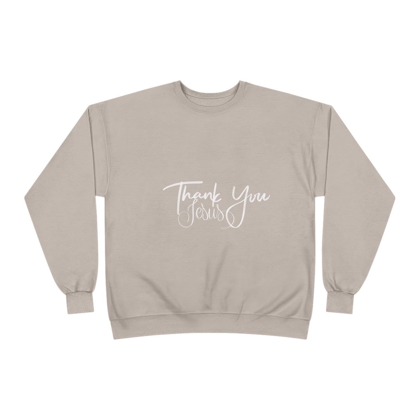 Thank You Eco-Friendly Crewneck Sweatshirt