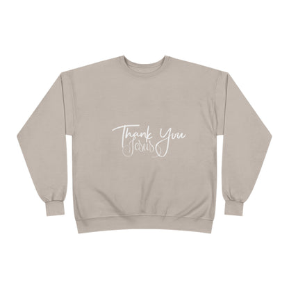 Thank You Eco-Friendly Crewneck Sweatshirt