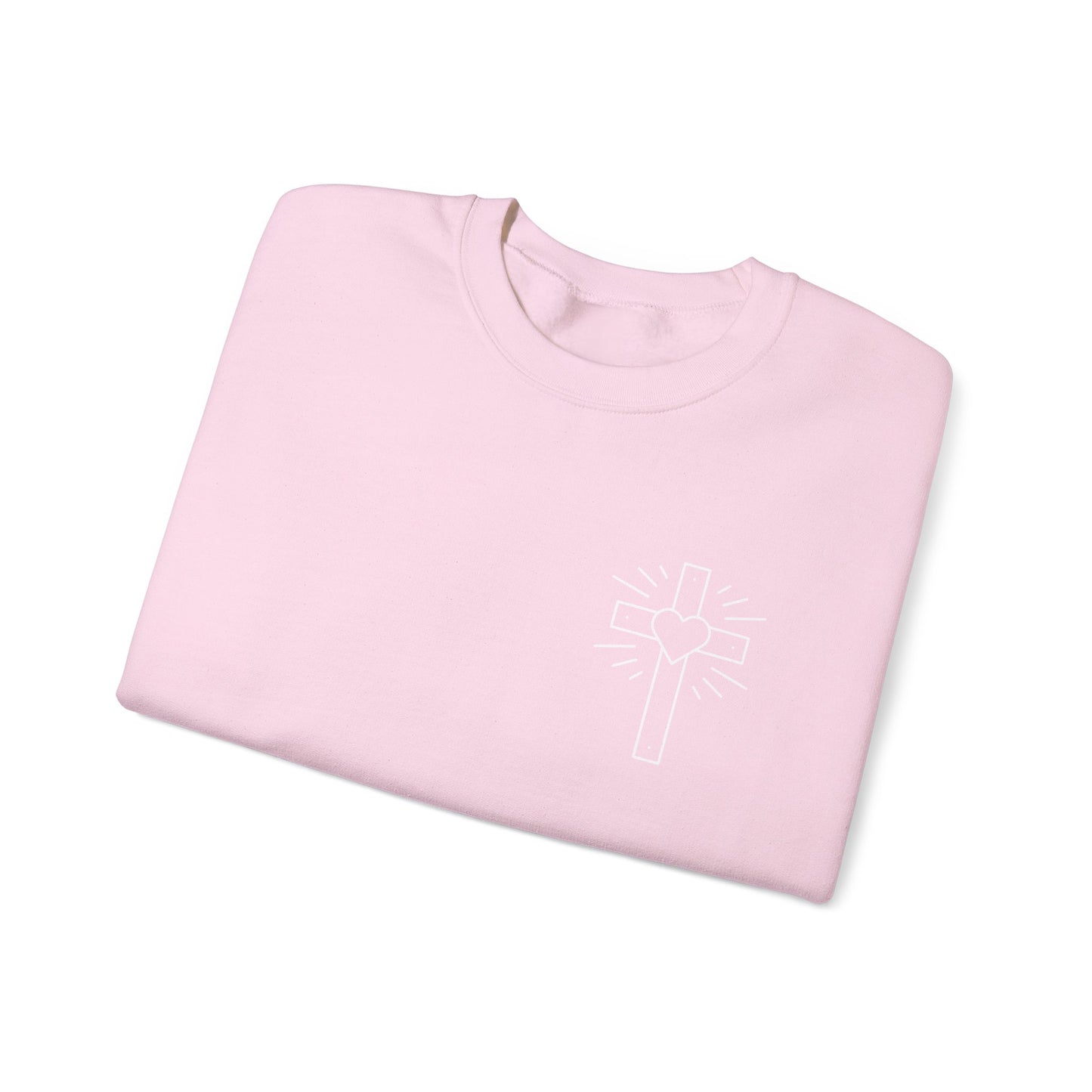 Faith-Inspired Unisex Crewneck Sweatshirt with Thank You & Jesus Design