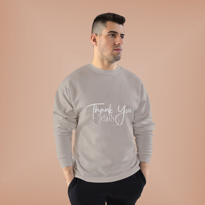 Thank You Eco-Friendly Crewneck Sweatshirt
