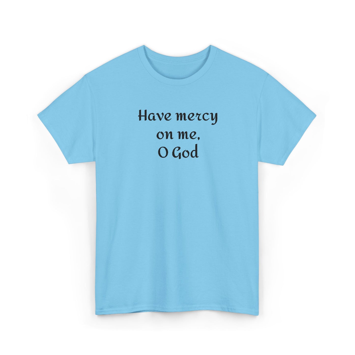 Unisex Heavy Cotton Tee with Inspirational Quote - Casual Wear for Everyday Life, Faith-Based Gift, Religious Tee, Comfort Fit, [...]