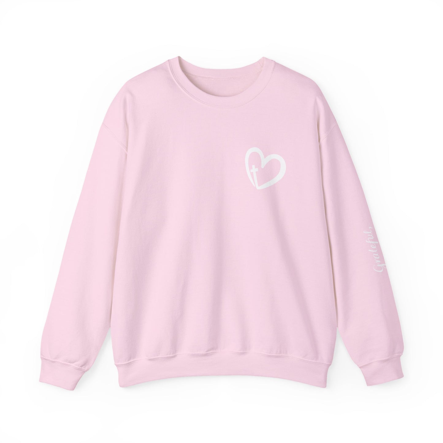 Faith Heart Unisex Heavy Blend™ Crewneck Sweatshirt