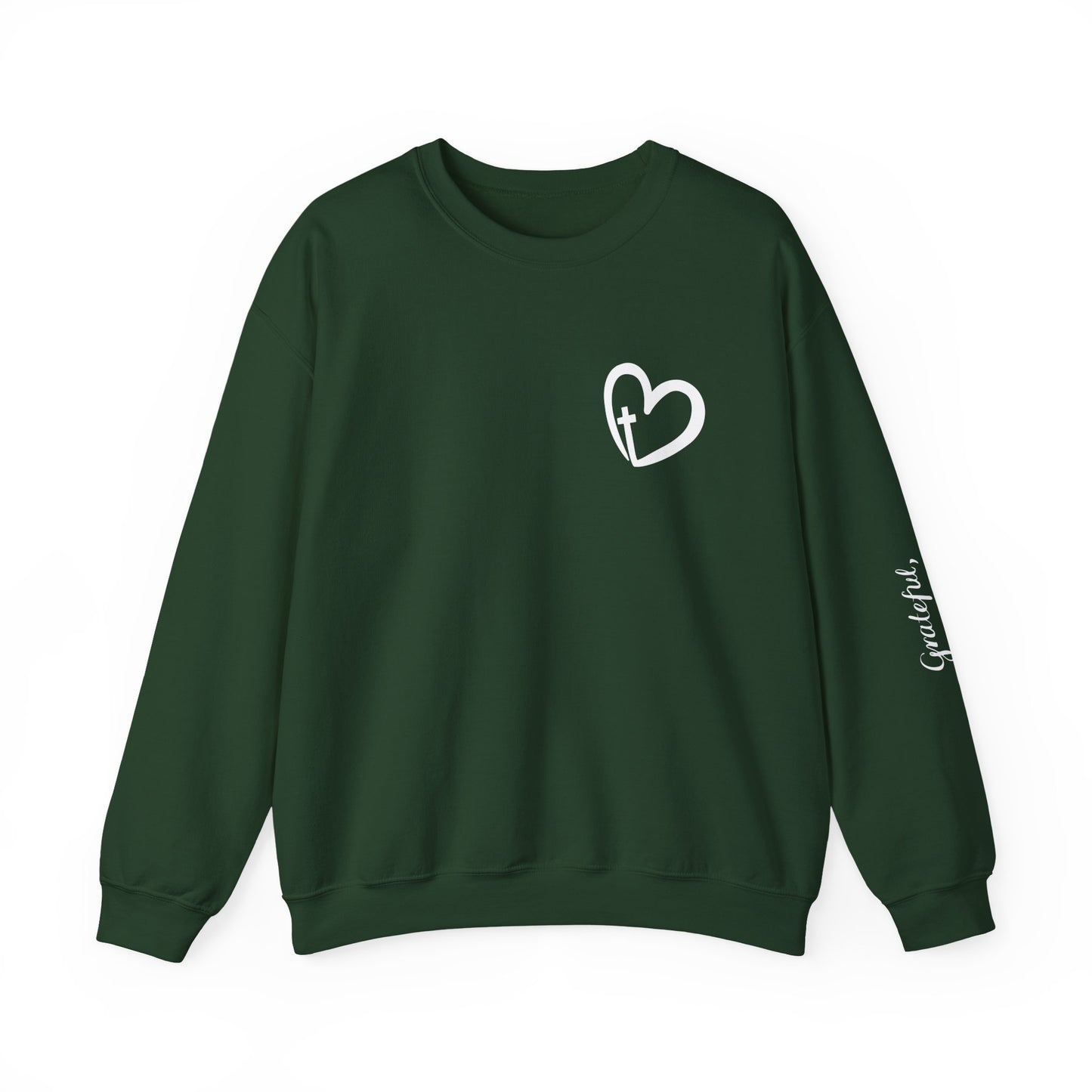 Faith Heart Unisex Heavy Blend™ Crewneck Sweatshirt