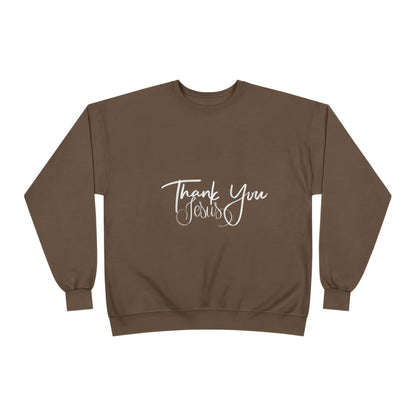 Thank You Eco-Friendly Crewneck Sweatshirt