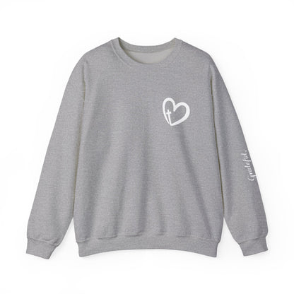 Faith Heart Unisex Heavy Blend™ Crewneck Sweatshirt