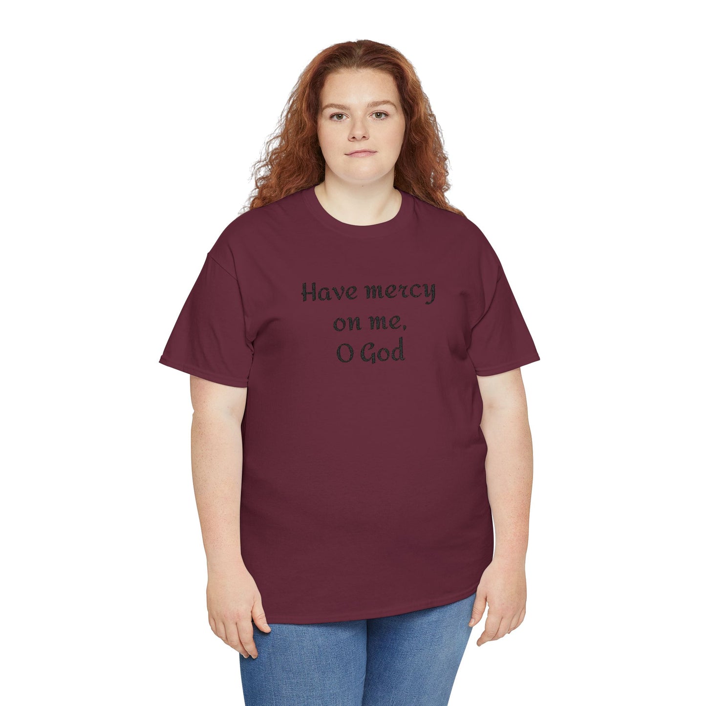 Unisex Heavy Cotton Tee with Inspirational Quote - Casual Wear for Everyday Life, Faith-Based Gift, Religious Tee, Comfort Fit, [...]