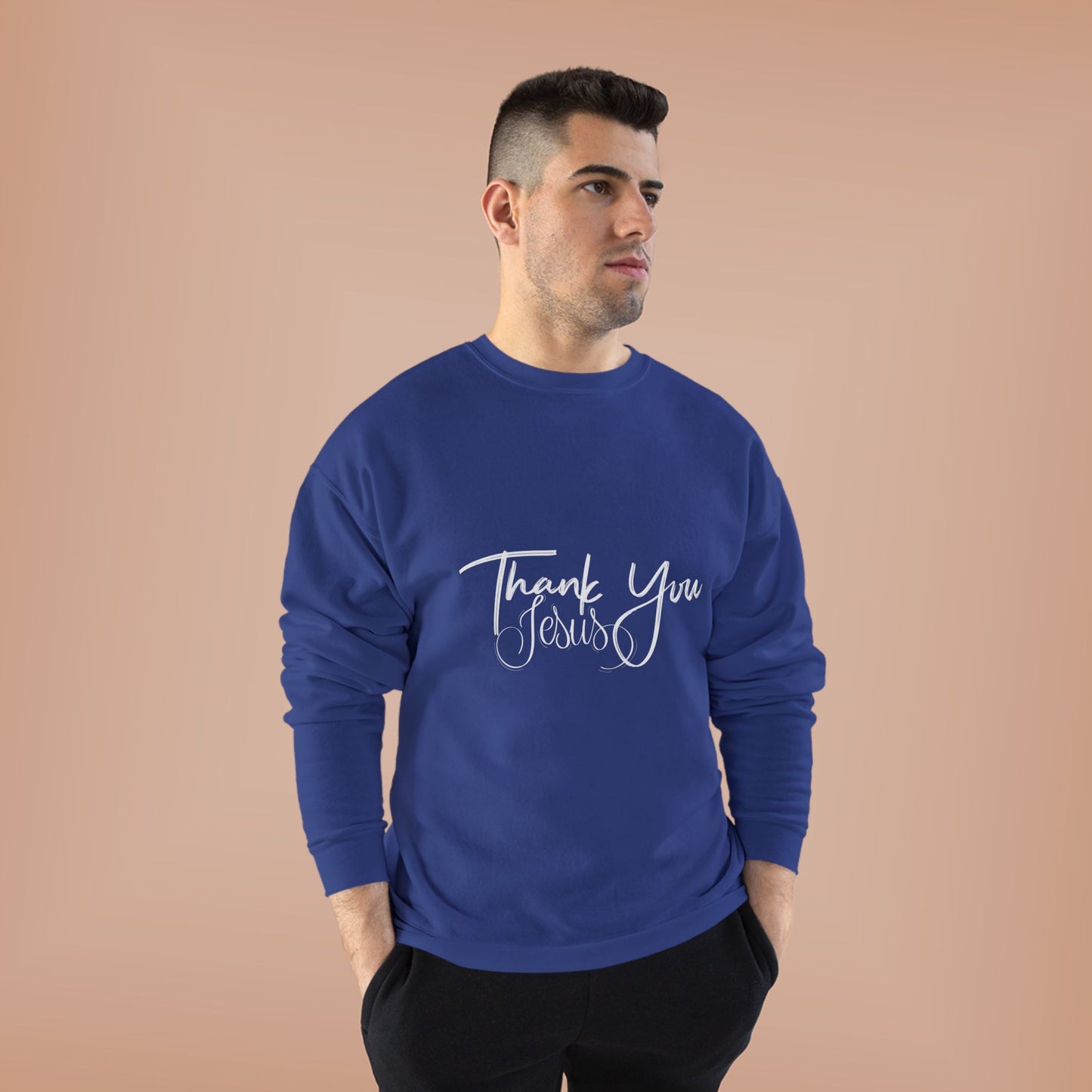 Thank You Eco-Friendly Crewneck Sweatshirt