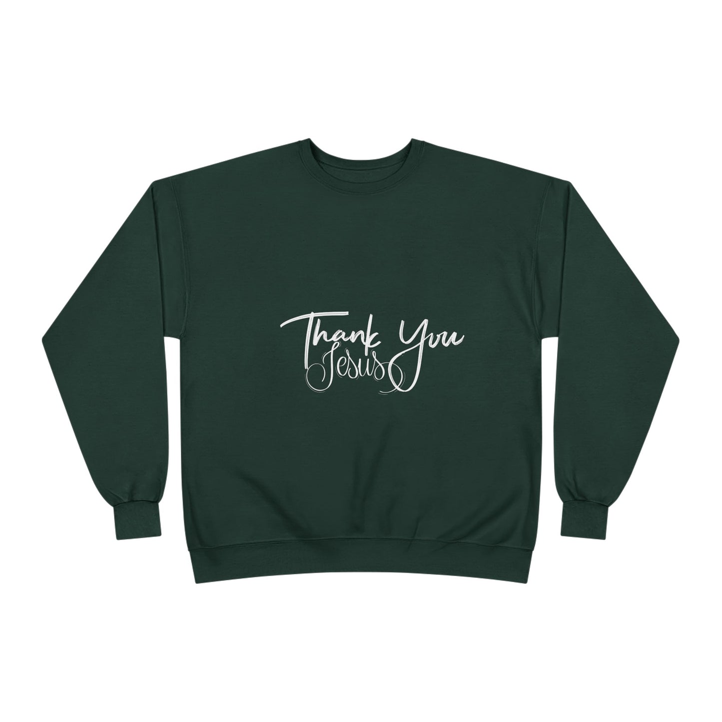 Thank You Eco-Friendly Crewneck Sweatshirt