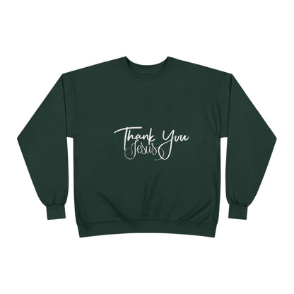 Thank You Eco-Friendly Crewneck Sweatshirt