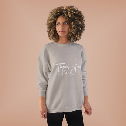 Thank You Eco-Friendly Crewneck Sweatshirt