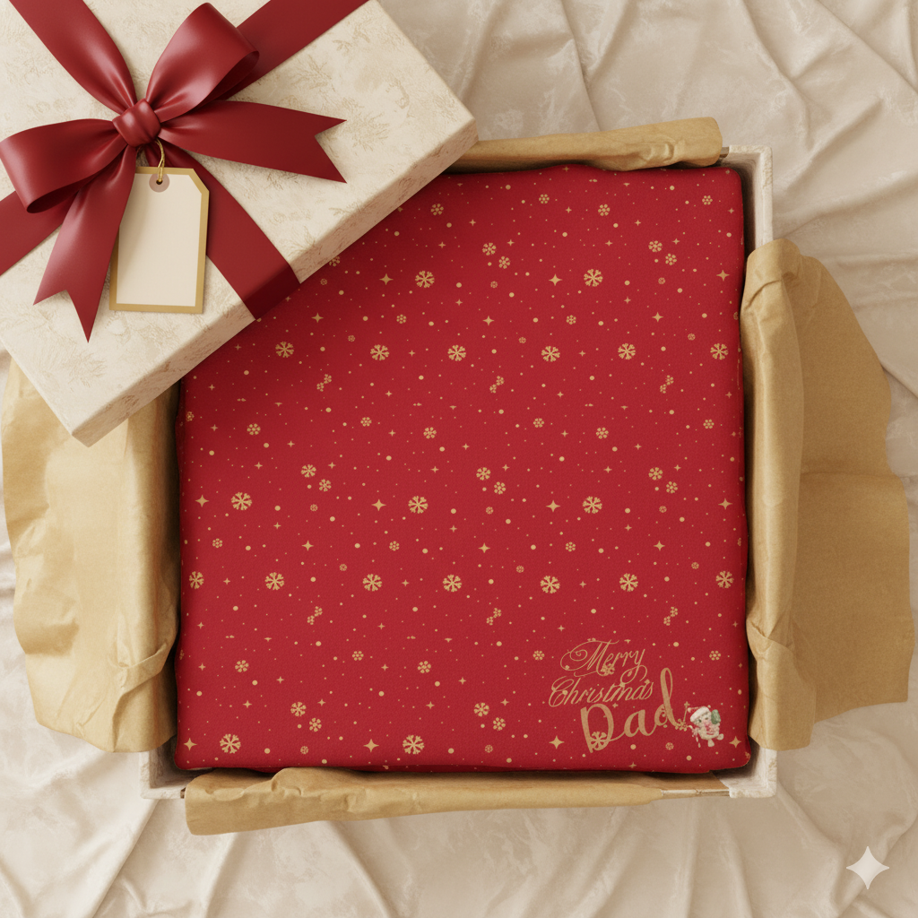 Merry Christmas Dad Red Cozy Sherpa Fleece Throw Blanket