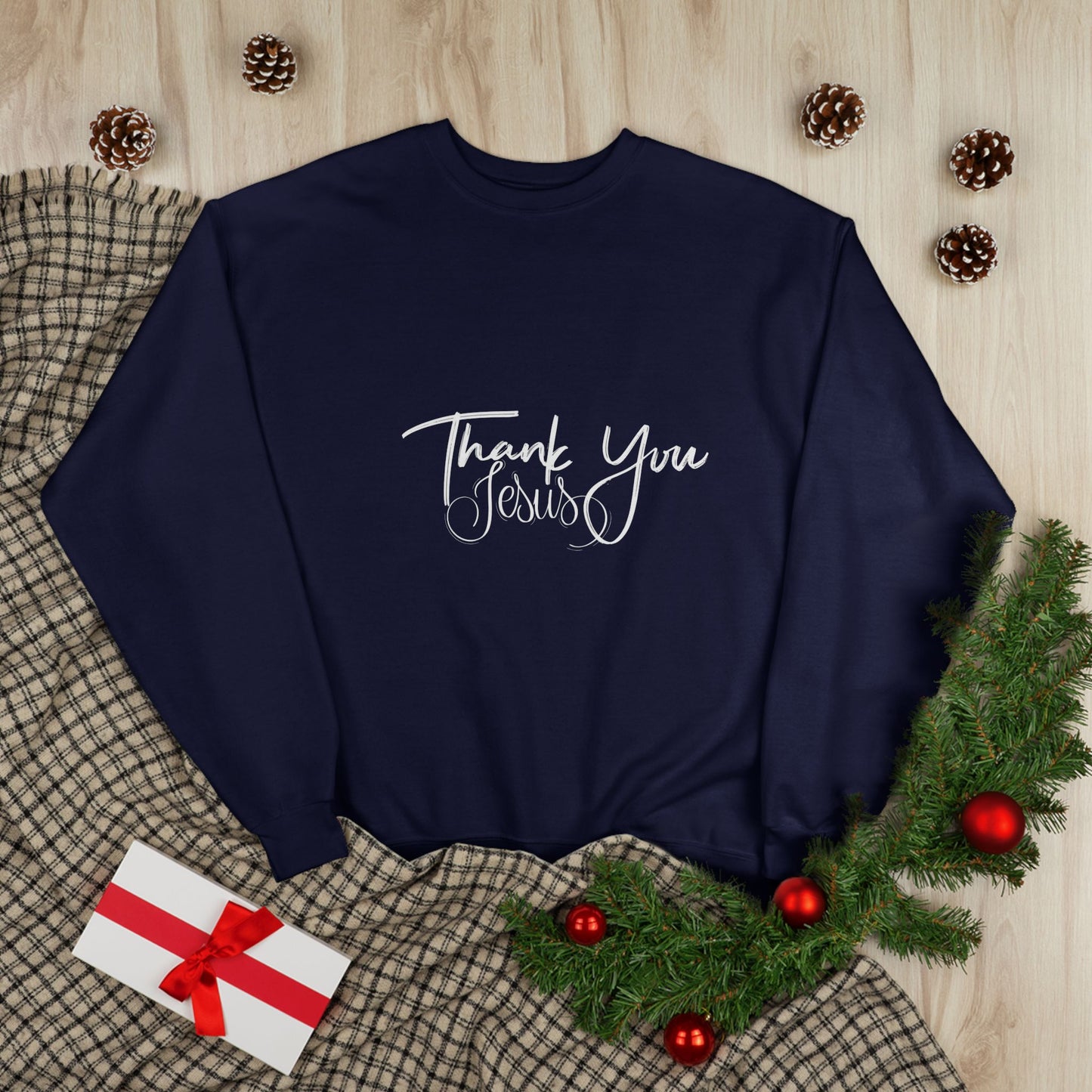 Thank You Eco-Friendly Crewneck Sweatshirt
