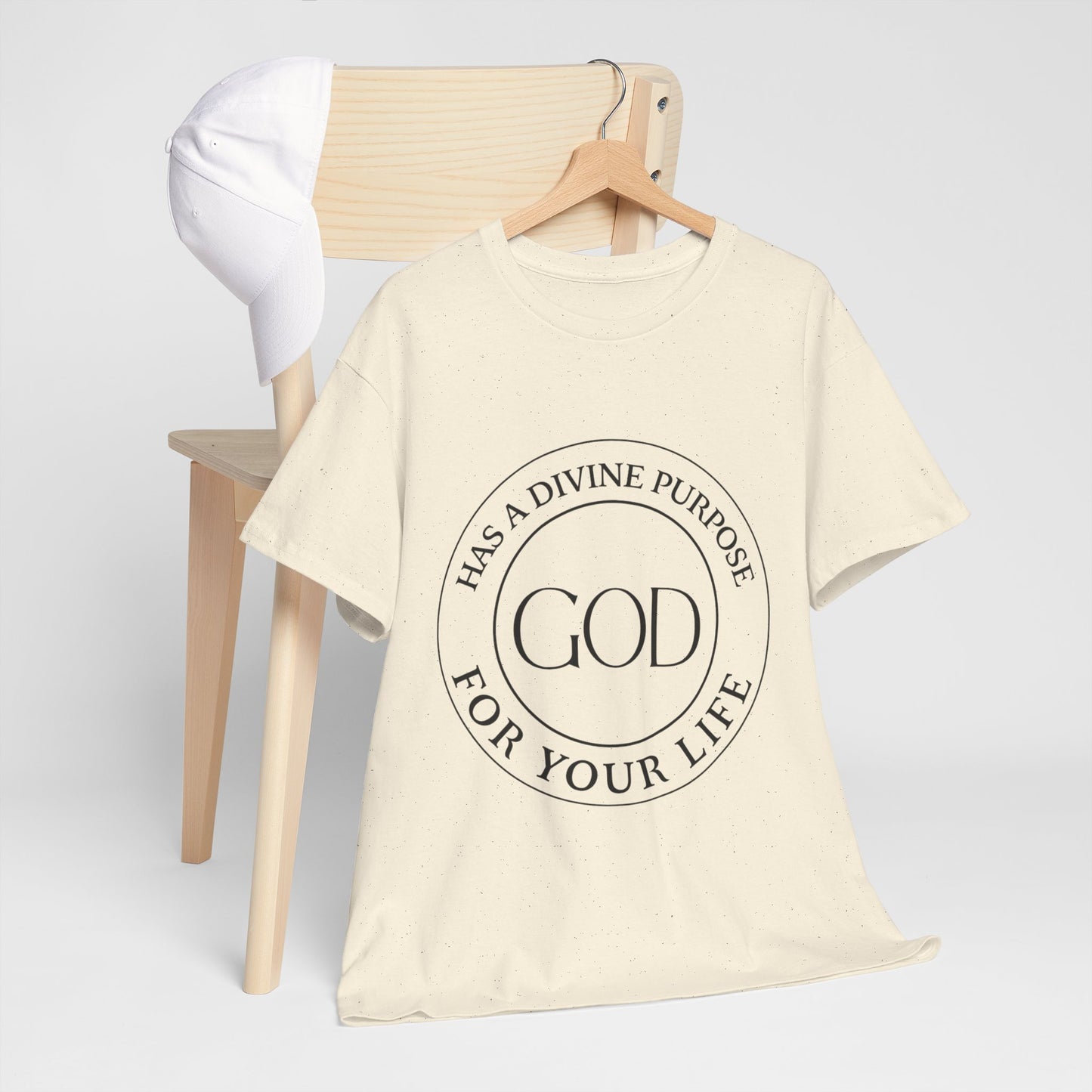 "God Has a Divine Purpose for Your Life" Heavy Cotton Tee