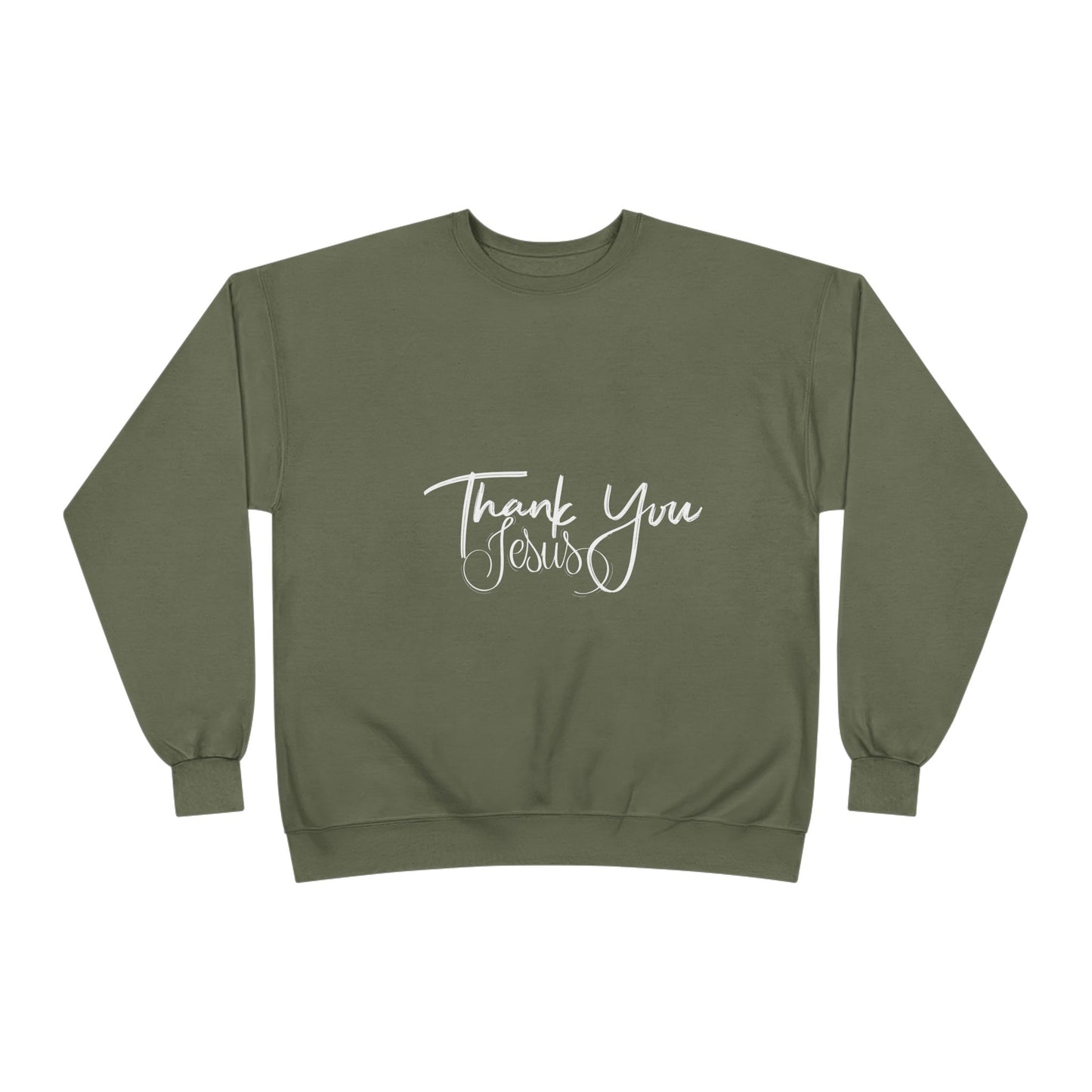 Thank You Eco-Friendly Crewneck Sweatshirt