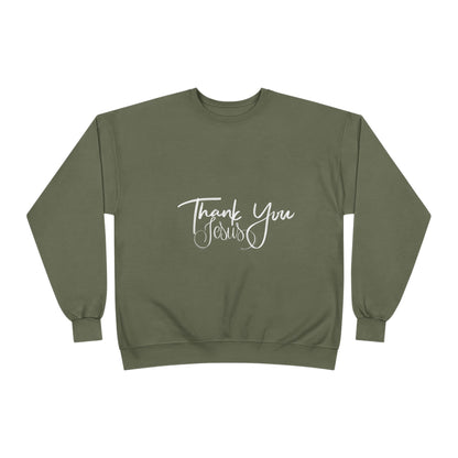 Thank You Eco-Friendly Crewneck Sweatshirt
