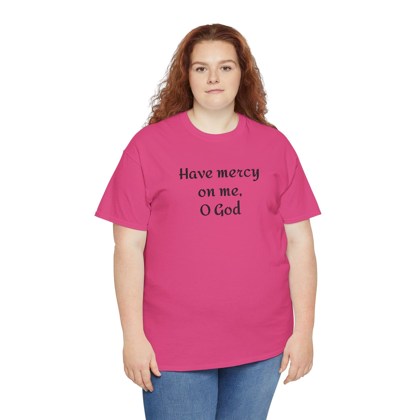 Unisex Heavy Cotton Tee with Inspirational Quote - Casual Wear for Everyday Life, Faith-Based Gift, Religious Tee, Comfort Fit, [...]