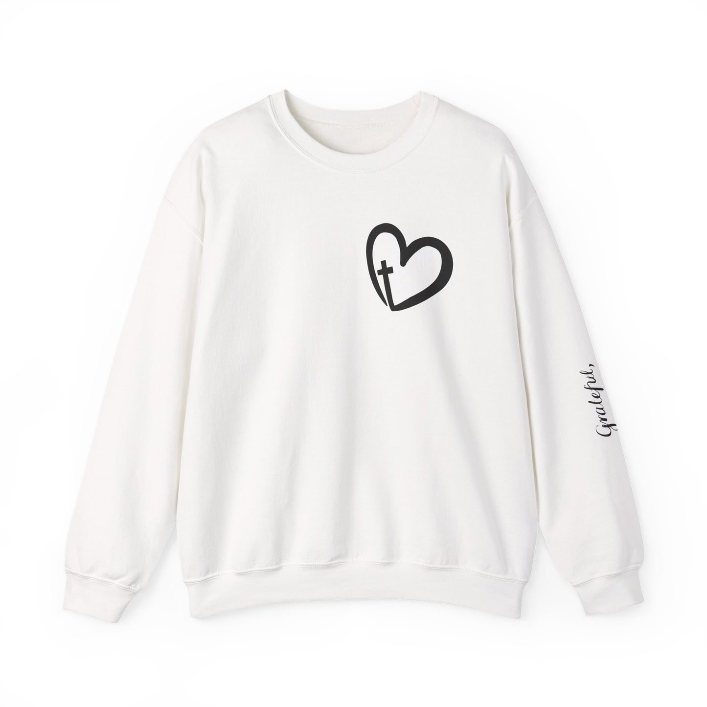 Faith Heart Unisex Heavy Blend™ Crewneck Sweatshirt