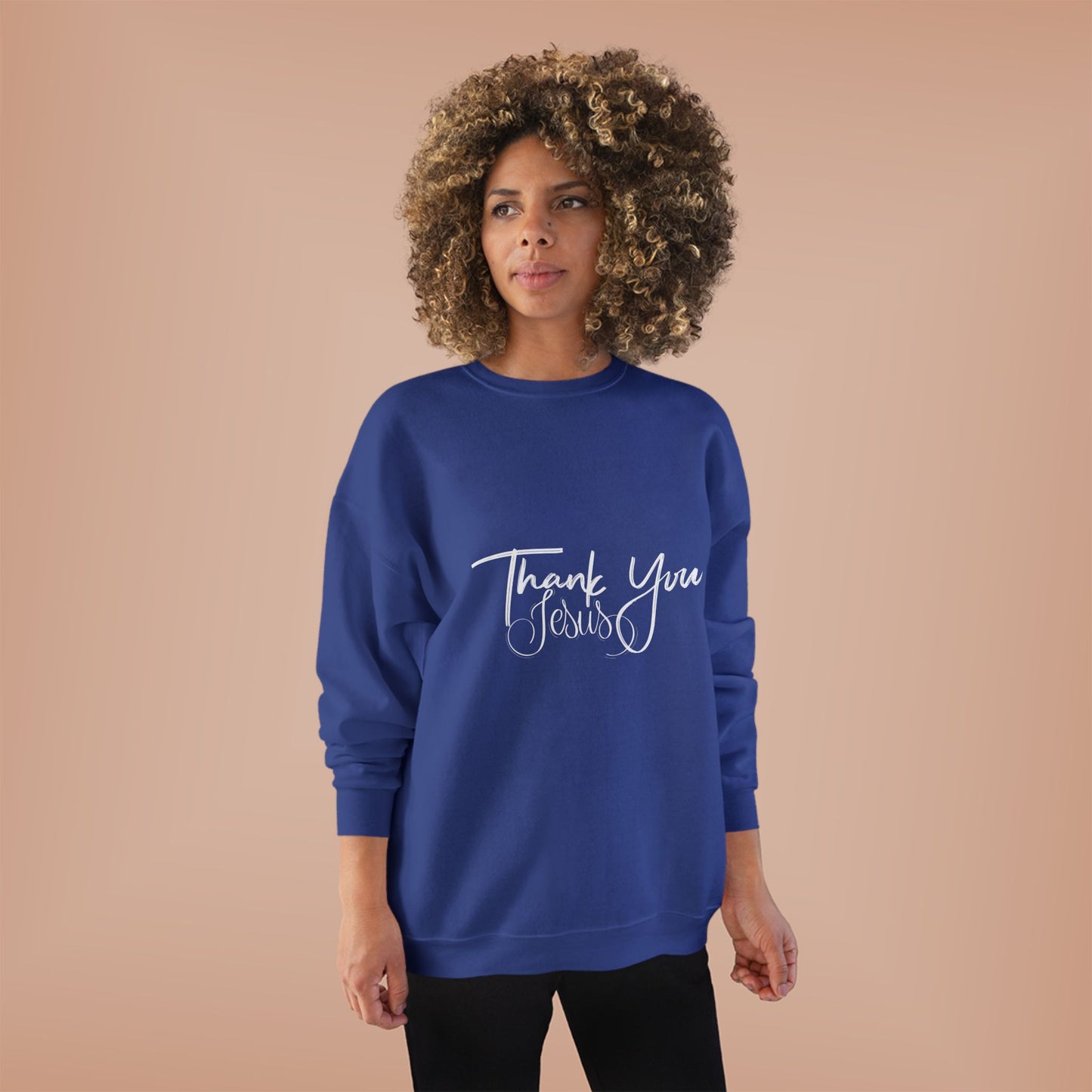 Thank You Eco-Friendly Crewneck Sweatshirt