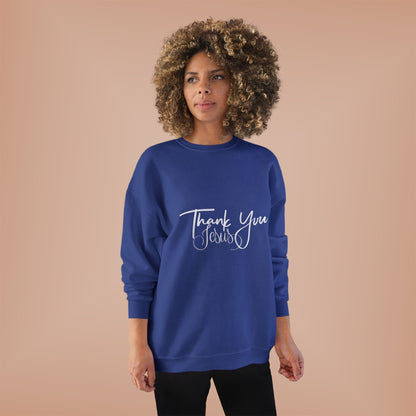 Thank You Eco-Friendly Crewneck Sweatshirt