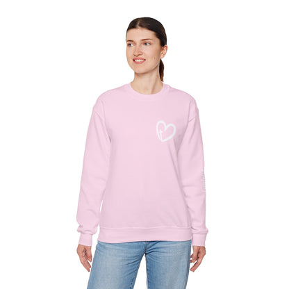 Faith Heart Unisex Heavy Blend™ Crewneck Sweatshirt