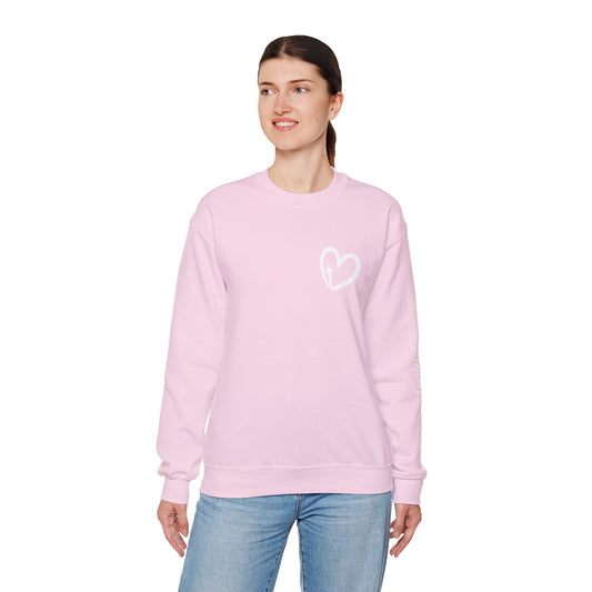 Faith Heart Unisex Heavy Blend™ Crewneck Sweatshirt