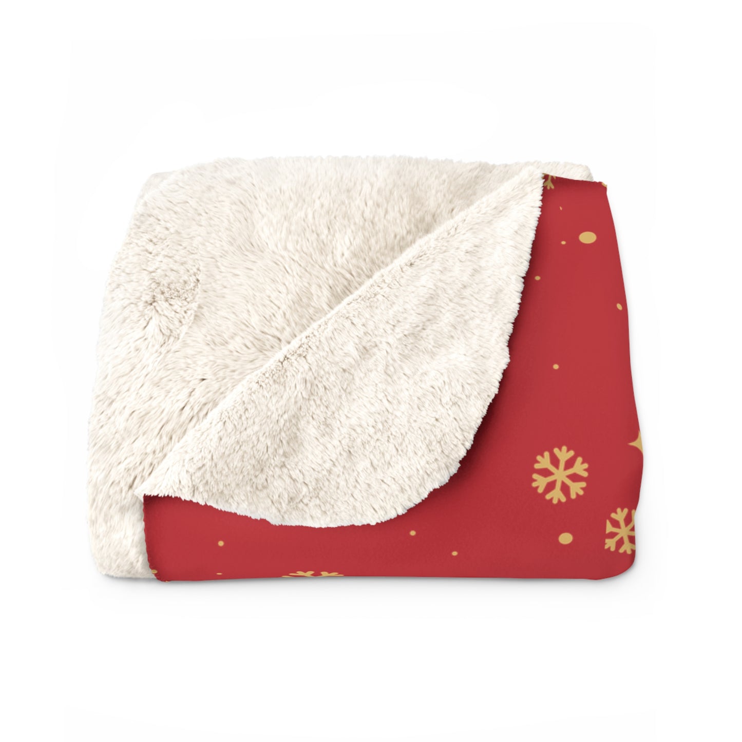 Merry Christmas Dad Red Cozy Sherpa Fleece Throw Blanket