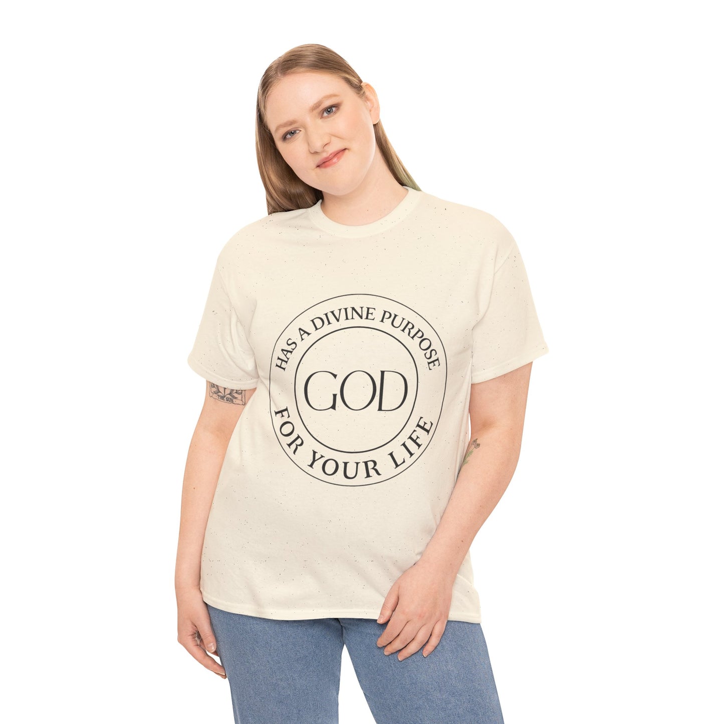 "God Has a Divine Purpose for Your Life" Heavy Cotton Tee
