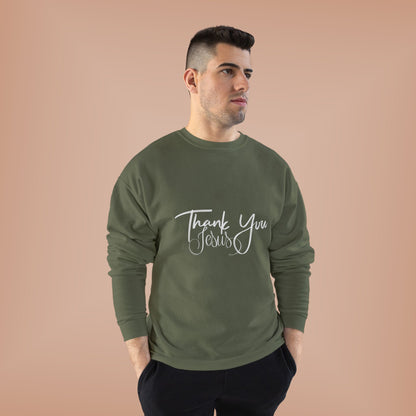 Thank You Eco-Friendly Crewneck Sweatshirt