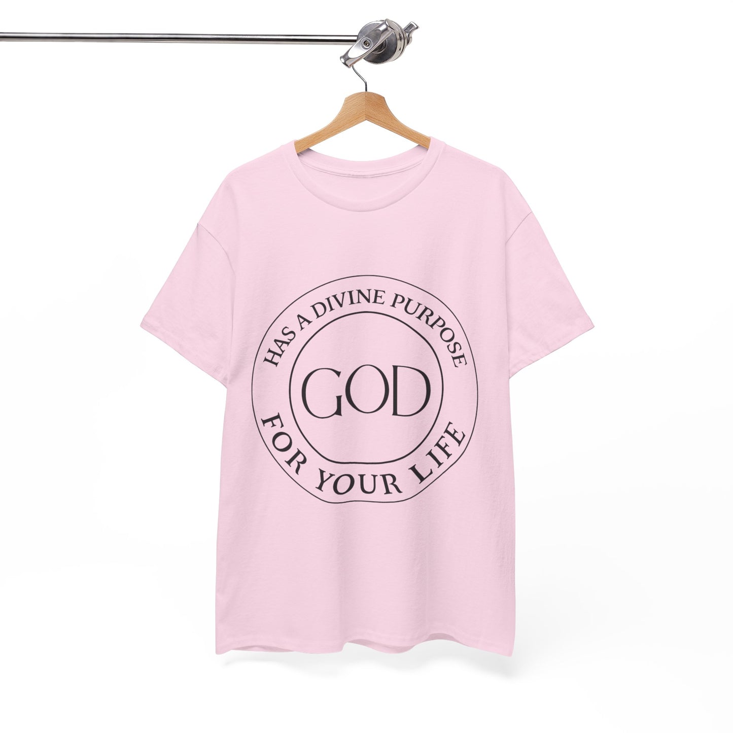 "God Has a Divine Purpose for Your Life" Heavy Cotton Tee