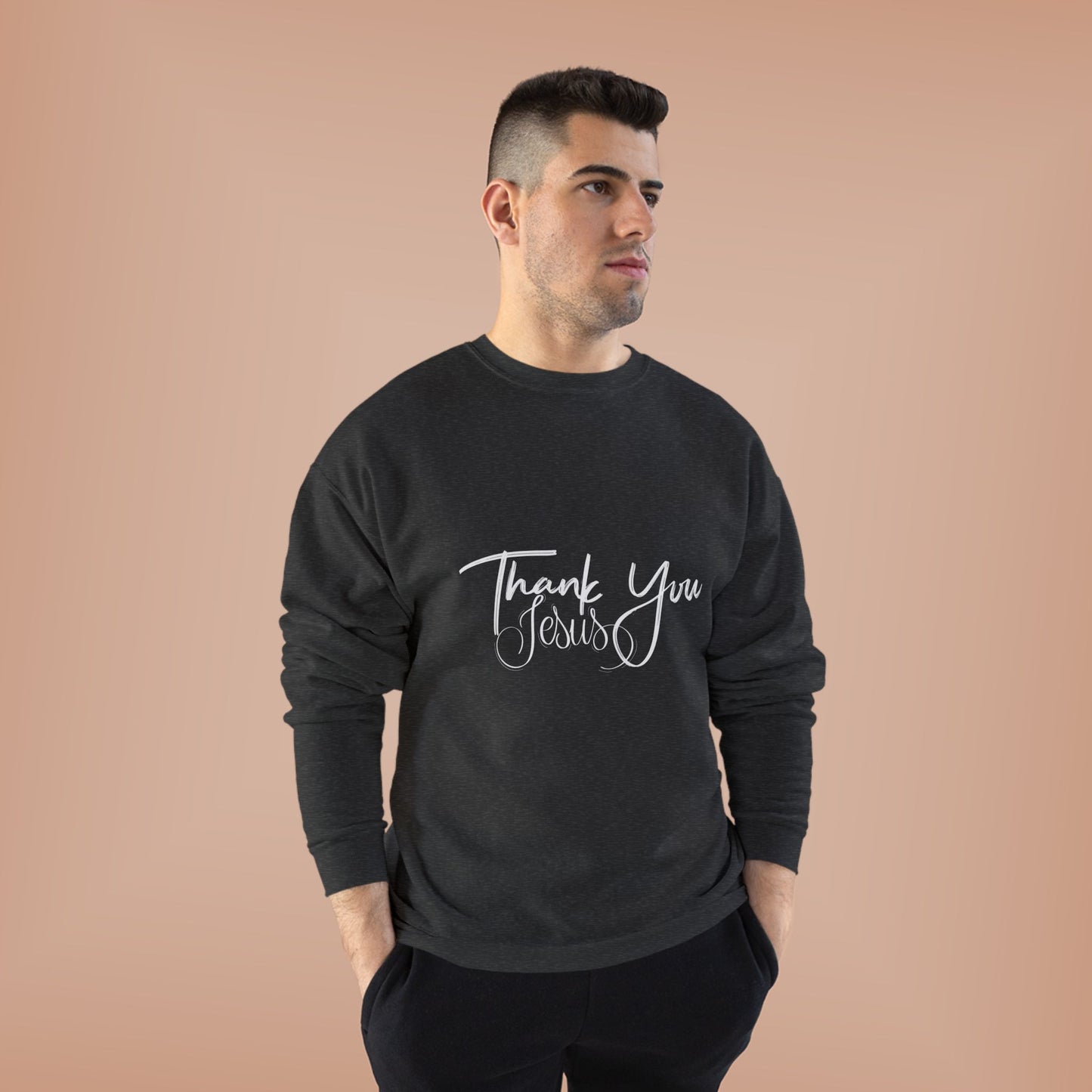 Thank You Eco-Friendly Crewneck Sweatshirt