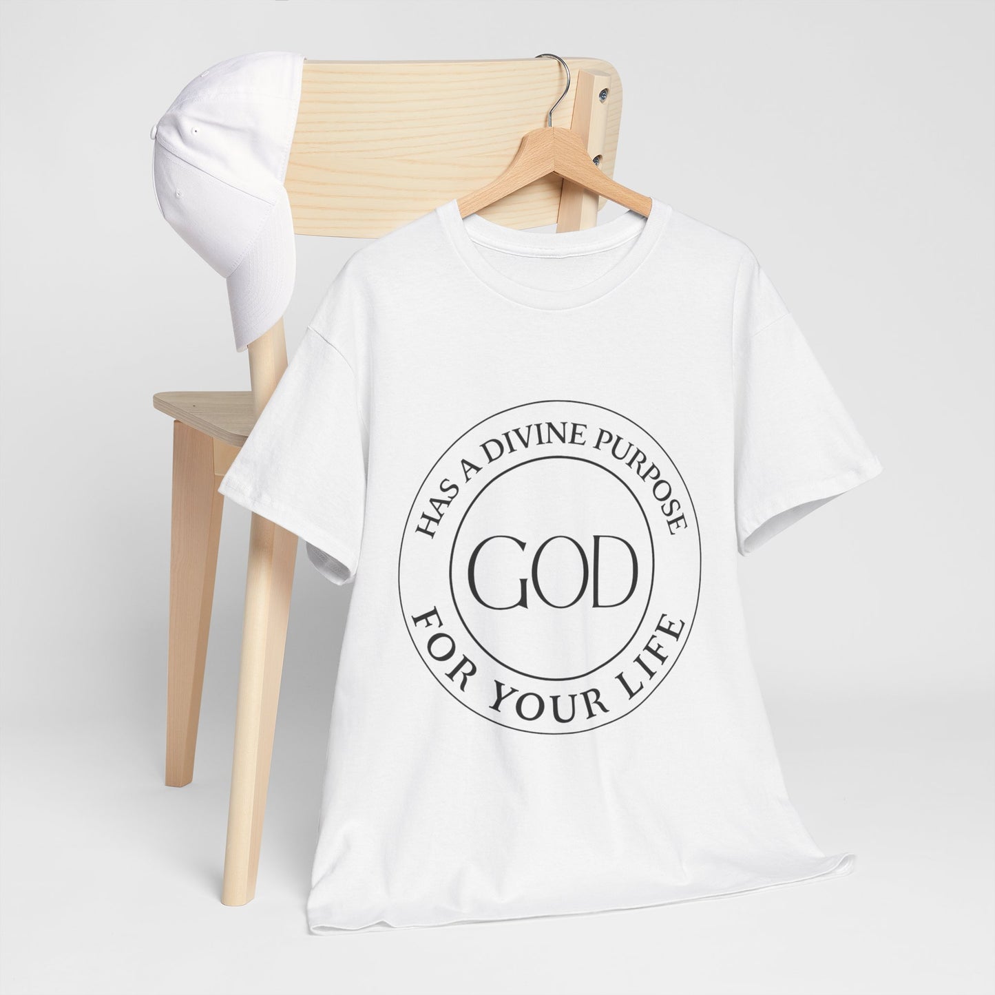 "God Has a Divine Purpose for Your Life" Heavy Cotton Tee