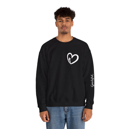 Faith Heart Unisex Heavy Blend™ Crewneck Sweatshirt