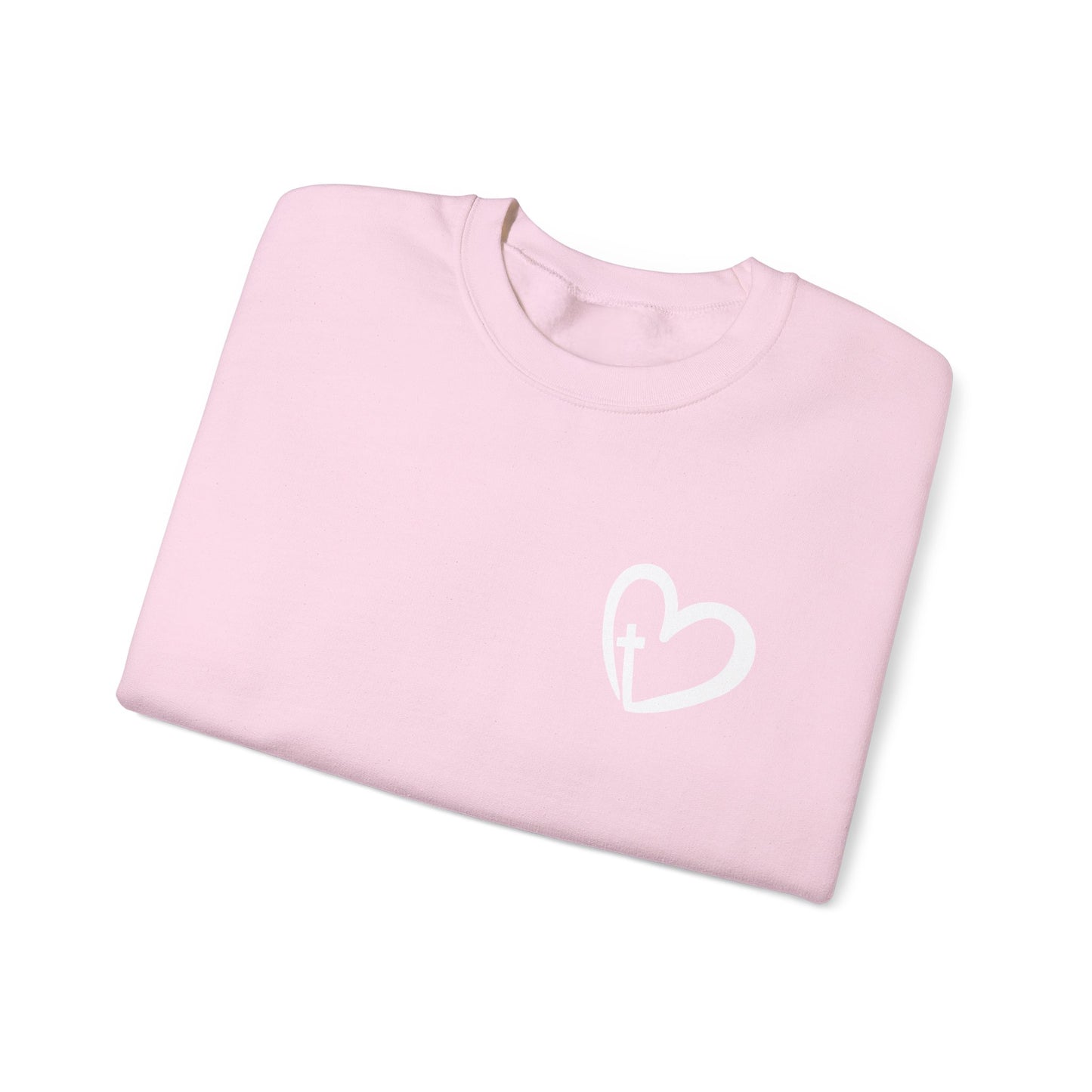 Faith Heart Unisex Heavy Blend™ Crewneck Sweatshirt