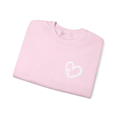 Faith Heart Unisex Heavy Blend™ Crewneck Sweatshirt
