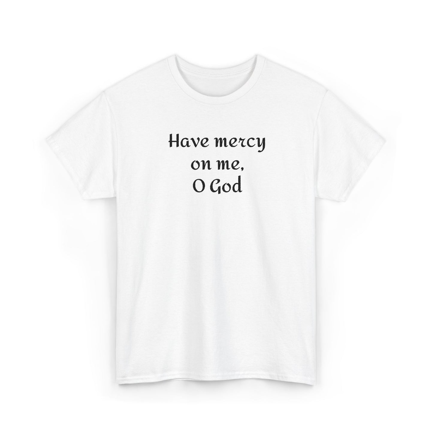 Unisex Heavy Cotton Tee with Inspirational Quote - Casual Wear for Everyday Life, Faith-Based Gift, Religious Tee, Comfort Fit, [...]