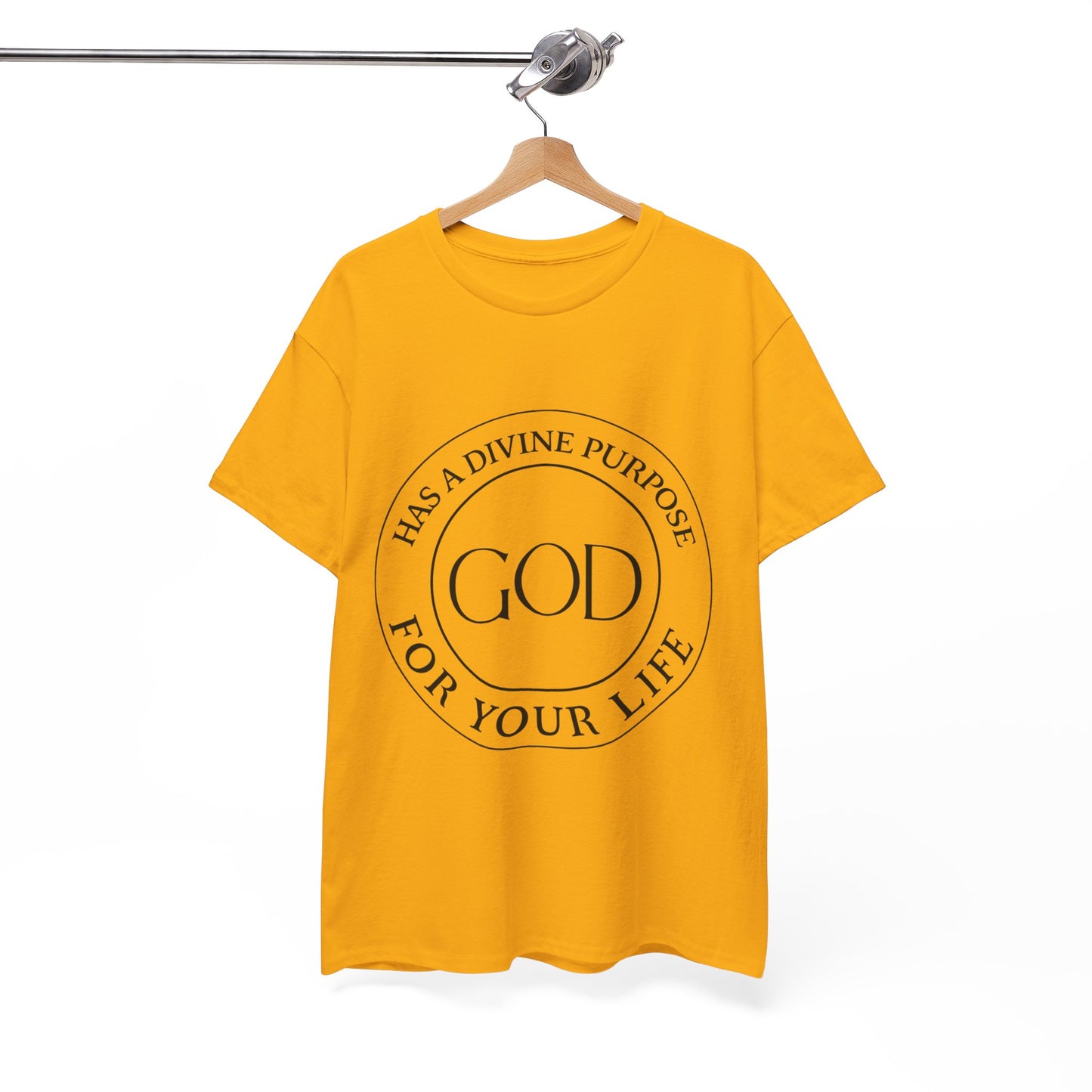 "God Has a Divine Purpose for Your Life" Heavy Cotton Tee