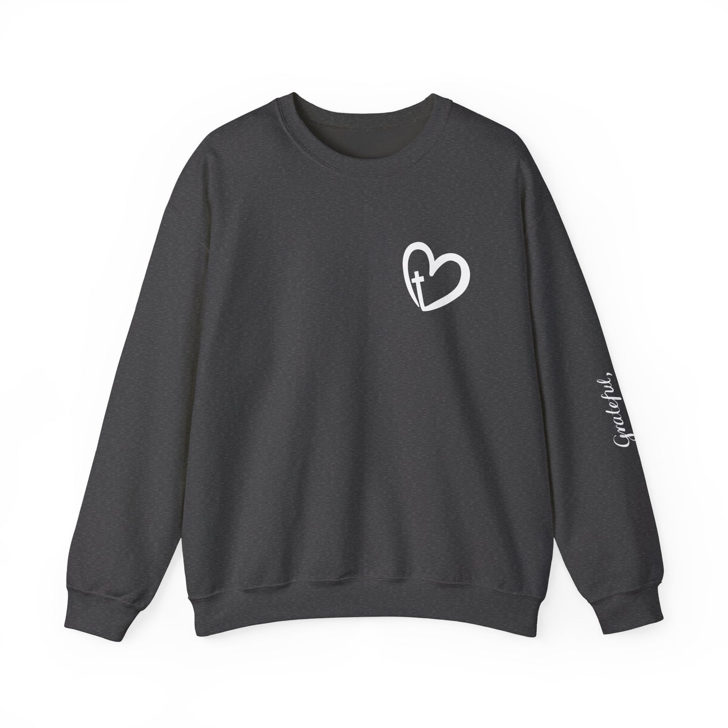 Faith Heart Unisex Heavy Blend™ Crewneck Sweatshirt