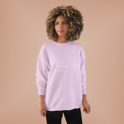 Thank You Eco-Friendly Crewneck Sweatshirt