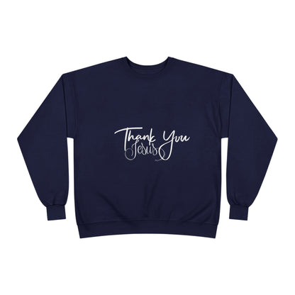 Thank You Eco-Friendly Crewneck Sweatshirt